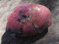 Polished One Side Polished Rhodonite Free Forms  x 4 From Madagascar - TopRock
