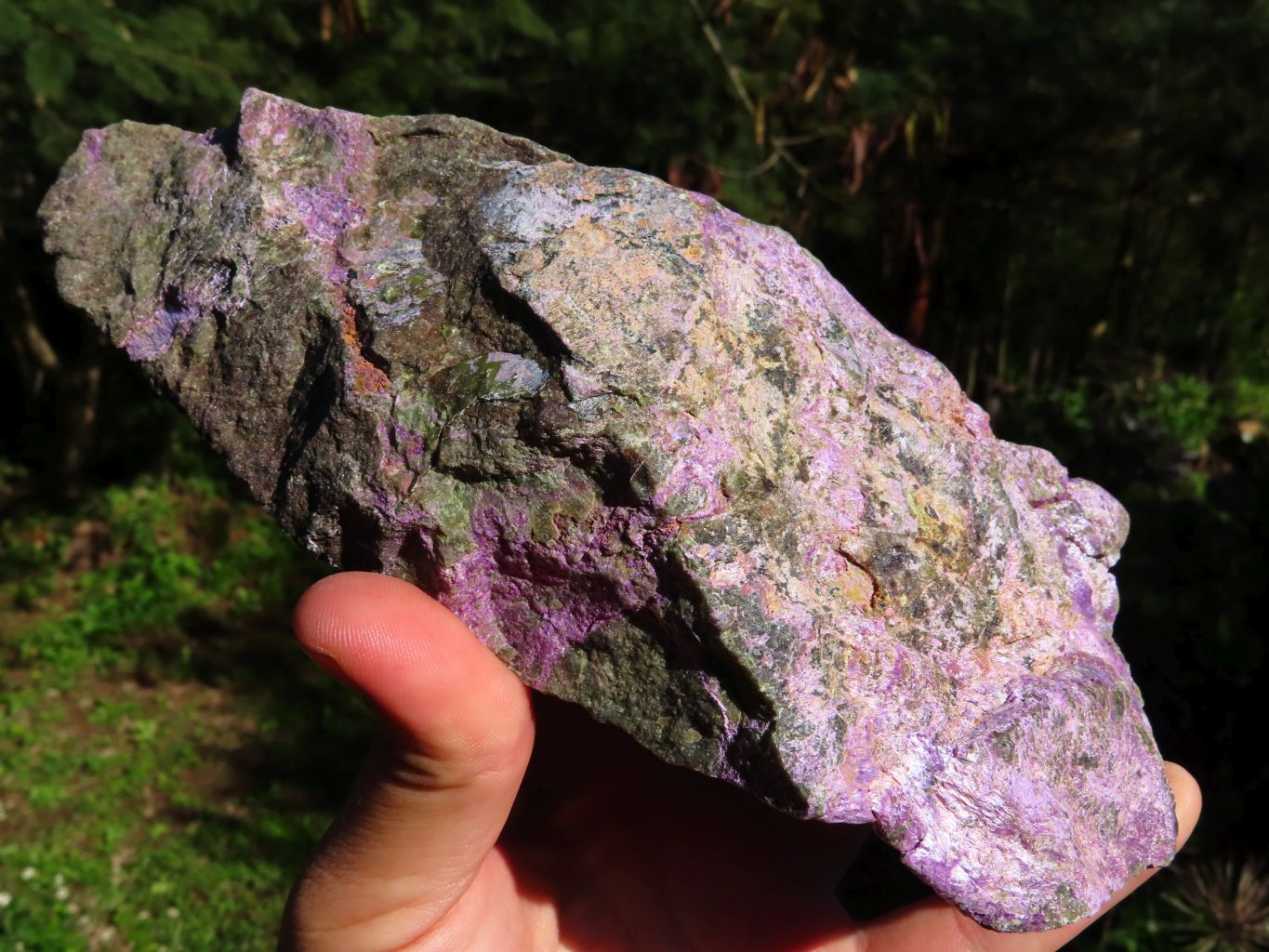 Natural Rough Stichtite & Green Serpentine Specimens x 2 From Barberton, South Africa - TopRock