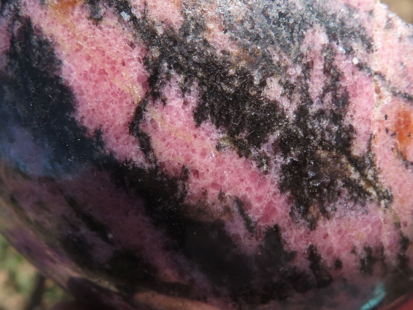 Polished One Side Polished Rhodonite Free Forms  x 4 From Madagascar - TopRock