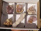 Natural Mixed Spirit Amethyst Quartz Clusters  x 6 From Boekenhouthoek, South Africa - Toprock Gemstones and Minerals 