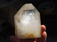 Polished Window Quartz Points x 3 From Madagascar - Toprock Gemstones and Minerals 