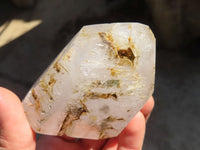 Polished Window Quartz Points x 3 From Madagascar - Toprock Gemstones and Minerals 