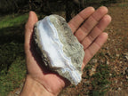 Natural Blue Lace Agate Geode Specimens  x 6 From Nsanje, Malawi - TopRock