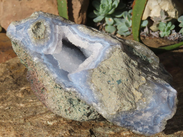 Natural Extra Large Blue Lace Agate Specimen  x 1 From Nsanje, Malawi - Toprock Gemstones and Minerals 