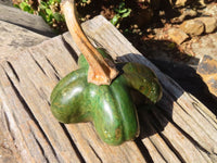 Polished Green Verdite Pumpkin Carving  x 1 From Zimbabwe