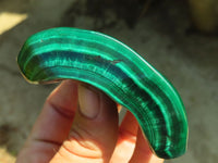Polished Malachite Free Forms x 6 From Congo - Toprock Gemstones and Minerals 