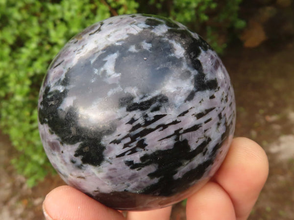 Polished Merlinite Gabbro Spheres  x 4 From Ambatondrazaka, Madagascar