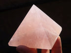 Polished Double Terminated Rose Quartz Point & Pyramid x 2 From Antsirabe, Madagascar - Toprock Gemstones and Minerals 