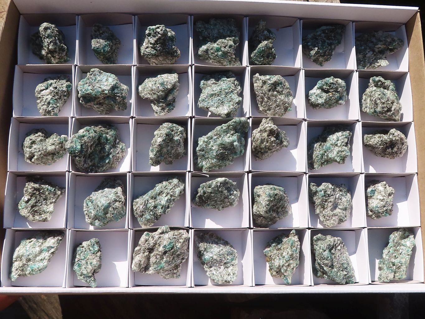 Natural Rare Emerald Mica In Matrix Cobbed Specimens x 35 From Mutoko, Zimbabwe - Toprock Gemstones and Minerals 