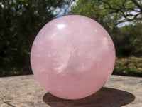 Polished Gemmy Pink Rose Quartz Spheres  x 3 From Madagascar - TopRock