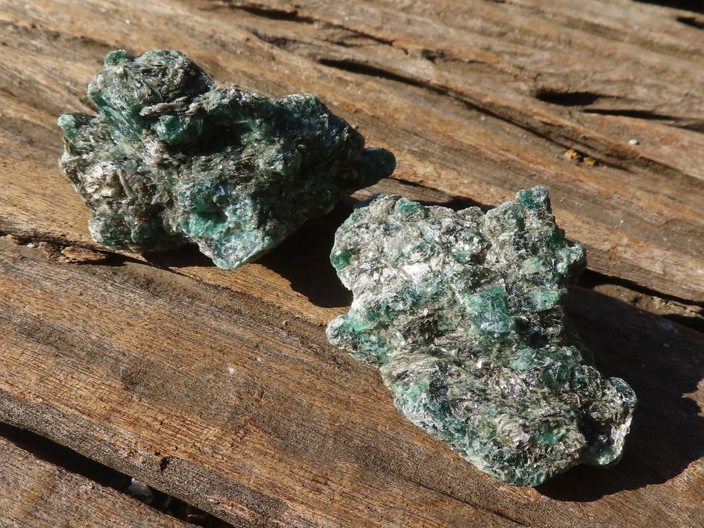 Natural Rare Emerald Mica In Matrix Cobbed Specimens x 35 From Mutoko, Zimbabwe - Toprock Gemstones and Minerals 