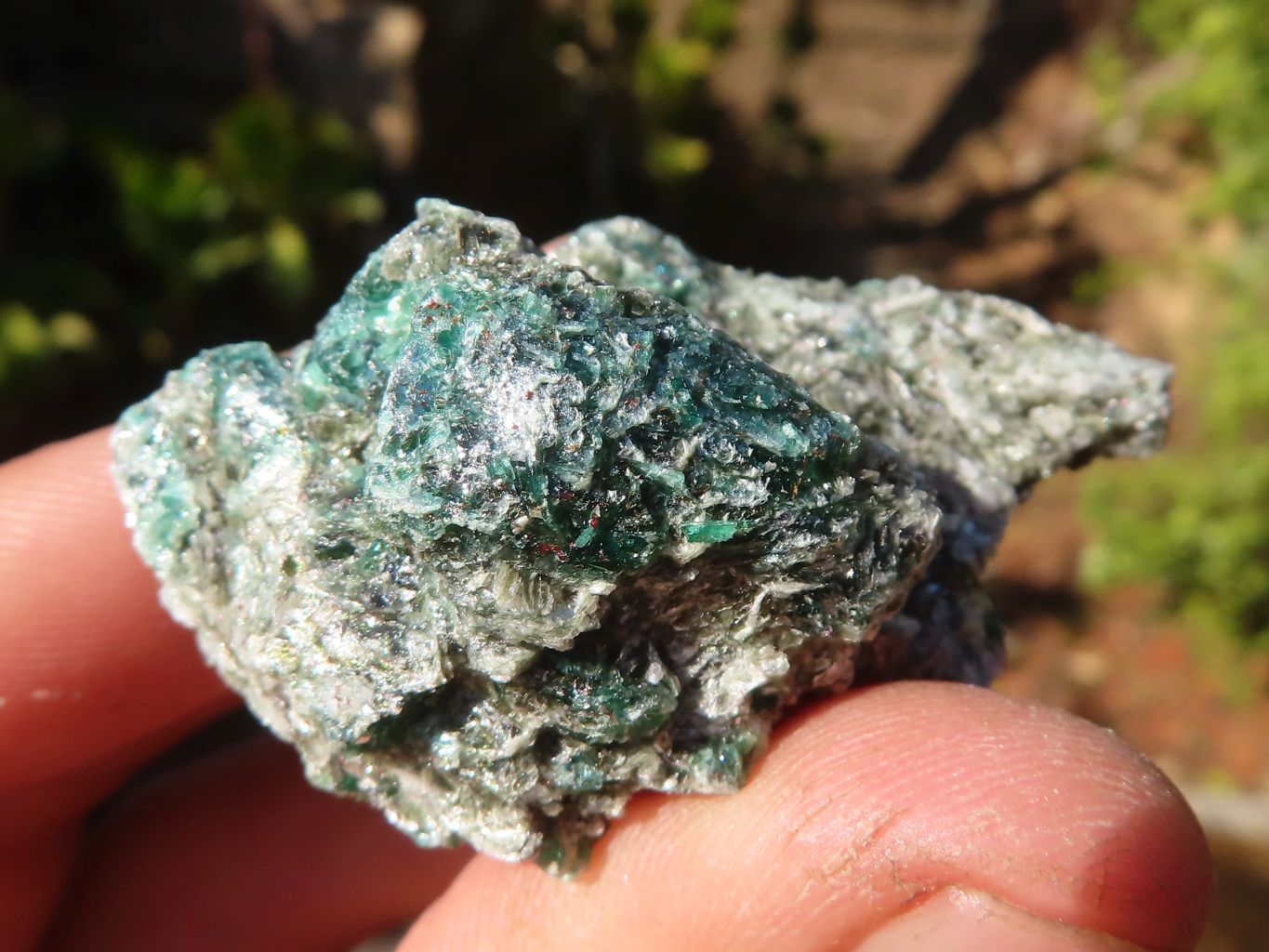Natural Rare Emerald Mica In Matrix Cobbed Specimens x 35 From Mutoko, Zimbabwe - Toprock Gemstones and Minerals 
