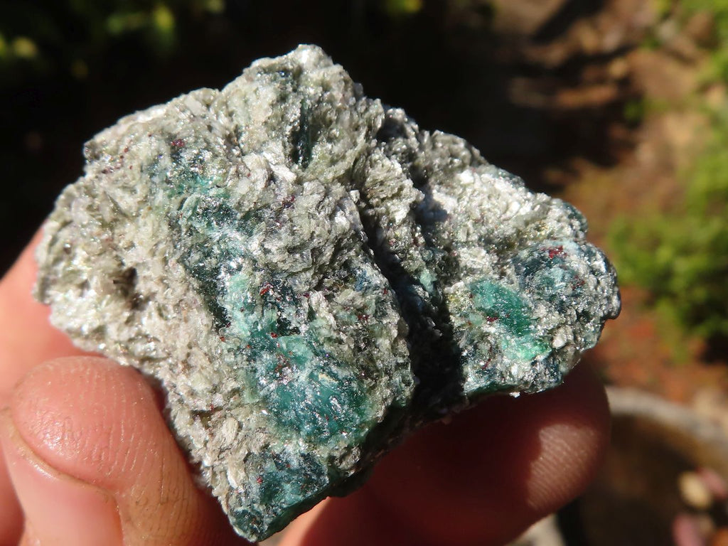 Natural Rare Emerald Mica In Matrix Cobbed Specimens x 35 From Mutoko, Zimbabwe - Toprock Gemstones and Minerals 