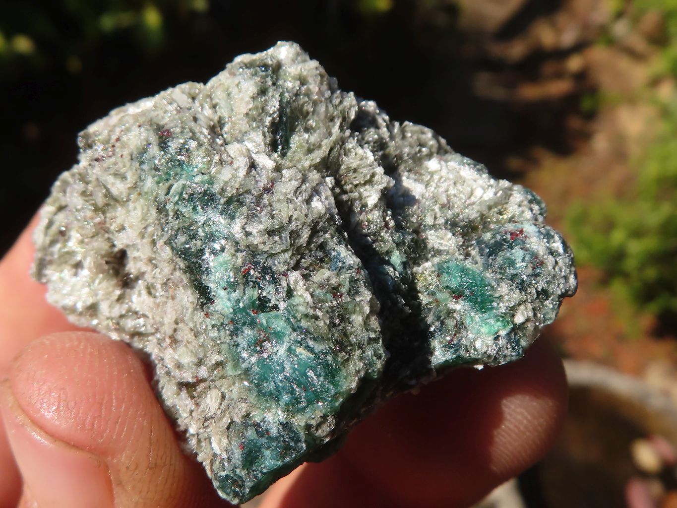 Natural Rare Emerald Mica In Matrix Cobbed Specimens x 35 From Mutoko, Zimbabwe - Toprock Gemstones and Minerals 