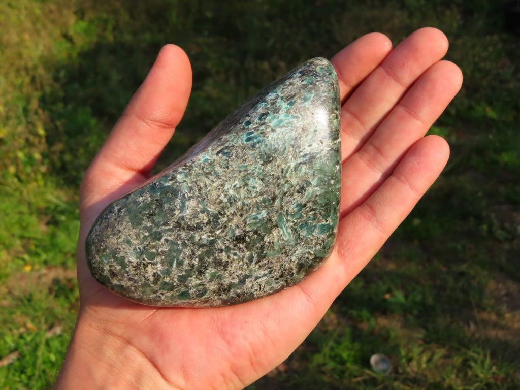 Polished Emeralds In Matrix Free Form x 1 From Zimbabwe - TopRock