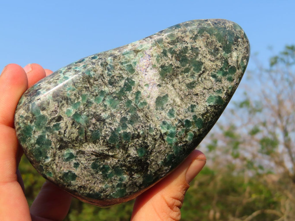 Polished Emeralds In Matrix Free Form x 1 From Zimbabwe - TopRock