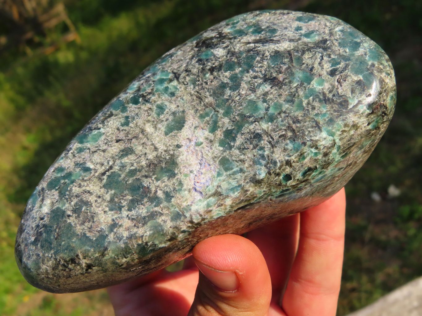 Polished Emeralds In Matrix Free Form x 1 From Zimbabwe - TopRock