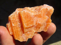 Natural New Sunset Orange Calcite Specimens  x 24 From Spitzkop, Namibia - Toprock Gemstones and Minerals 