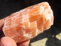 Natural New Sunset Orange Calcite Specimens  x 24 From Spitzkop, Namibia - Toprock Gemstones and Minerals 