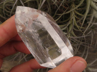 Polished Semi Optic Quartz Crystal Points x 12 From Madagascar - TopRock