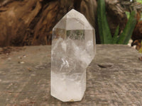 Polished Semi Optic Quartz Crystal Points x 12 From Madagascar - TopRock