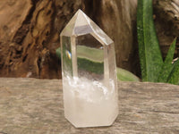 Polished Semi Optic Quartz Crystal Points x 12 From Madagascar - TopRock