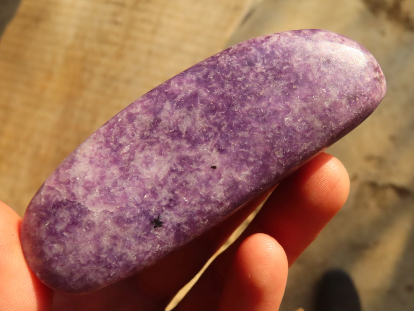 Polished Purple Lepidolite Free Forms  x 6 From Zimbabwe - Toprock Gemstones and Minerals 