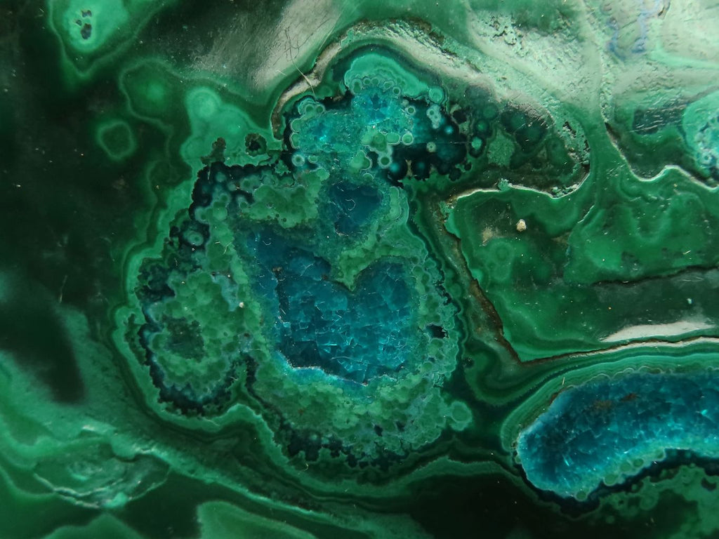 Polished Chrysocolla & Malachite Display Piece  x 1 From Kulukuluku, Congo - TopRock