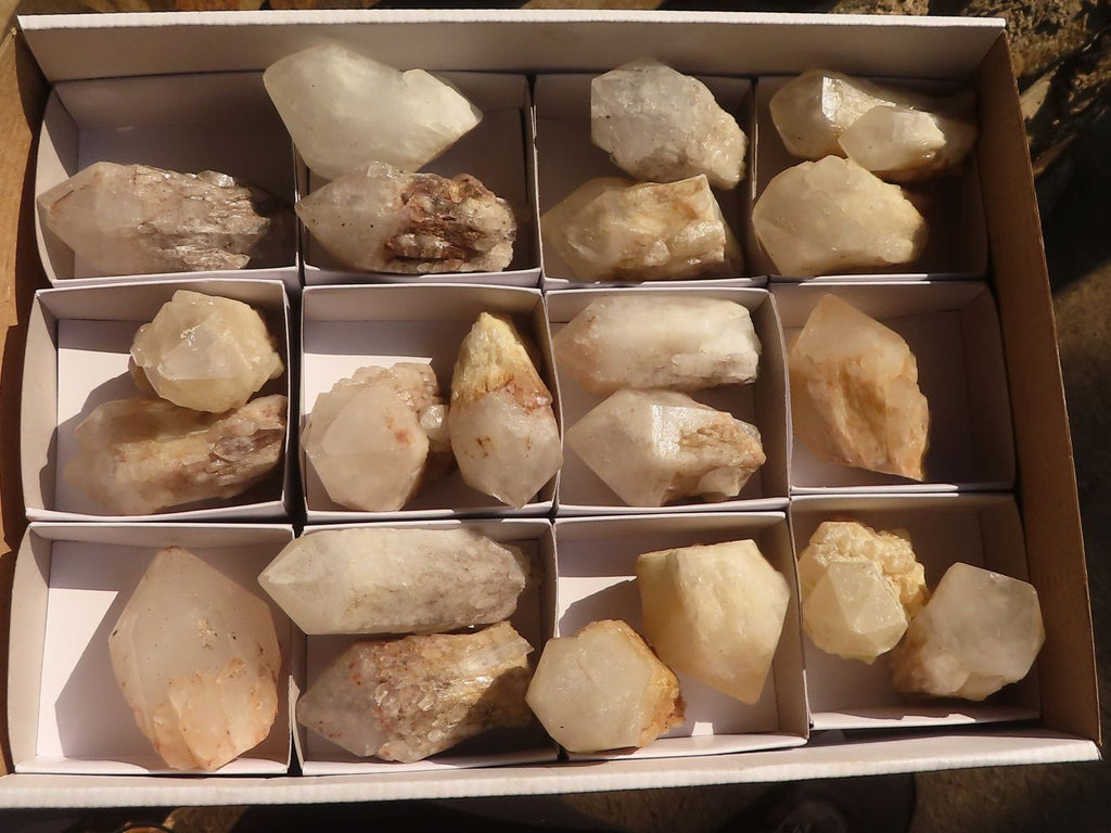 Natural Single Pineapple Candle Quartz Crystals  x 31 From Madagascar - Toprock Gemstones and Minerals 