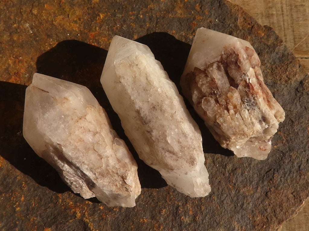 Natural Single Pineapple Candle Quartz Crystals  x 31 From Madagascar - Toprock Gemstones and Minerals 