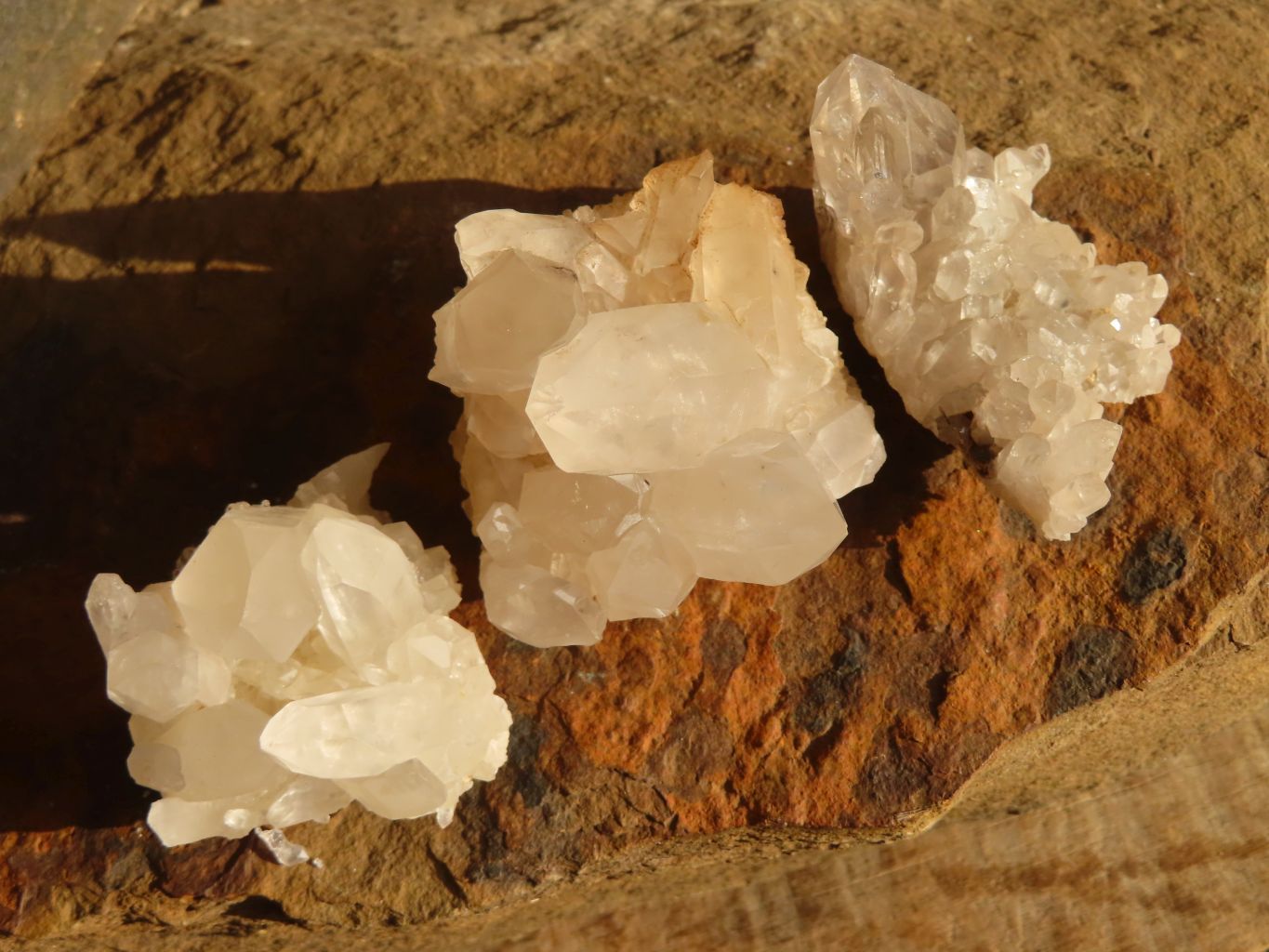 Natural Mixed Quartz Clusters  x 35 From Southern Africa - Toprock Gemstones and Minerals 