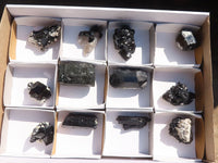 Natural Schorl Black Tourmaline Specimens  x 12 From Erongo, Namibia - Toprock Gemstones and Minerals 