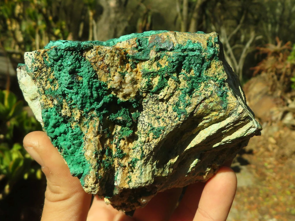 Natural Micro Botryoidal Crystalline Malachite Specimens  x 3 From Congo - Toprock Gemstones and Minerals 