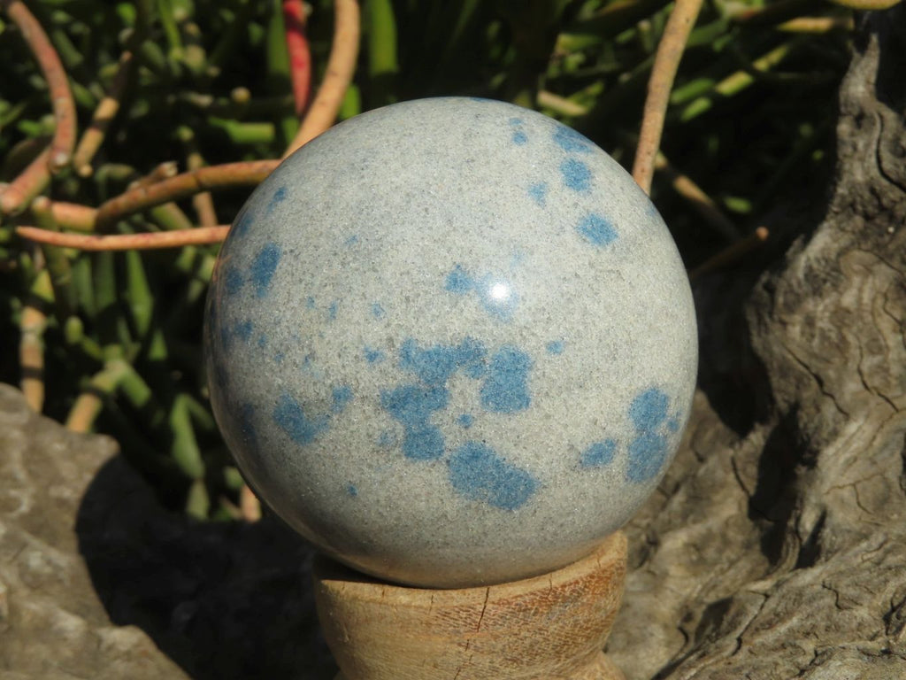 Polished Blue Spotted Spinel Spheres x 6 From Madagascar - TopRock