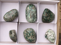 Polished Emerald In Matrix Free Forms  x 6 From Sandawana, Zimbabwe - Toprock Gemstones and Minerals 