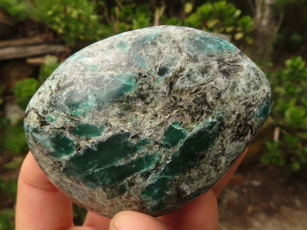 Polished Emerald In Matrix Free Forms  x 6 From Sandawana, Zimbabwe - Toprock Gemstones and Minerals 