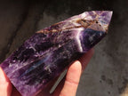 Polished  Dream Amethyst Standing Points x 2 From Madagascar - Toprock Gemstones and Minerals 