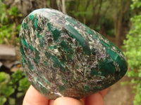 Polished Emerald In Matrix Free Forms  x 6 From Sandawana, Zimbabwe - Toprock Gemstones and Minerals 