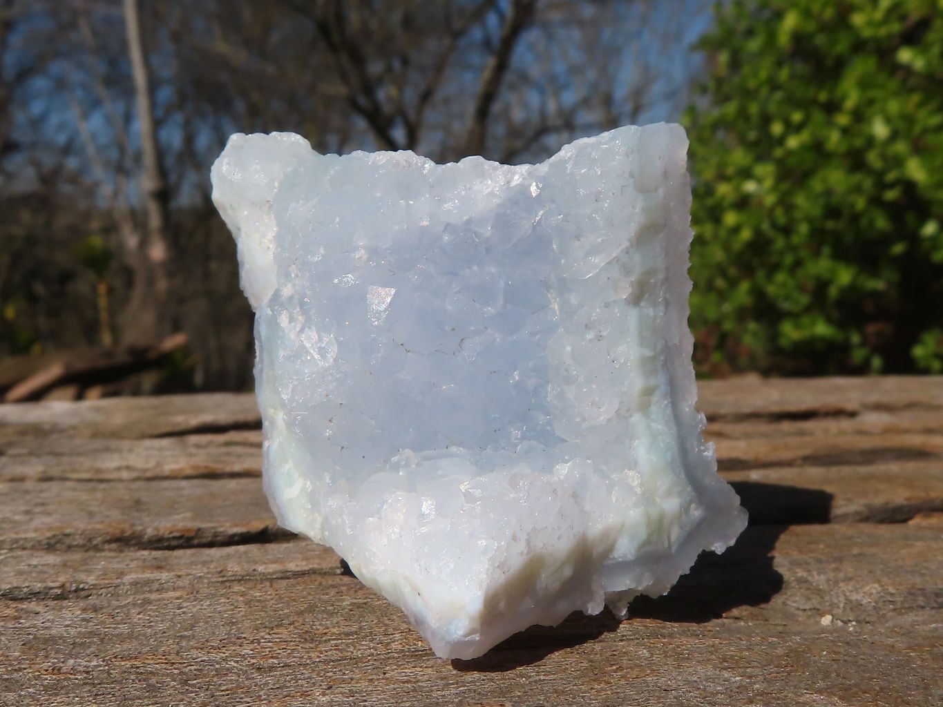 Natural Etched Blue Chalcedony Specimens x 35 From Nsanje, Malawi - Toprock Gemstones and Minerals 