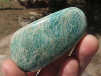 Polished Blue Kobi Amazonite Free Forms  x 12 From Zimbabwe - TopRock