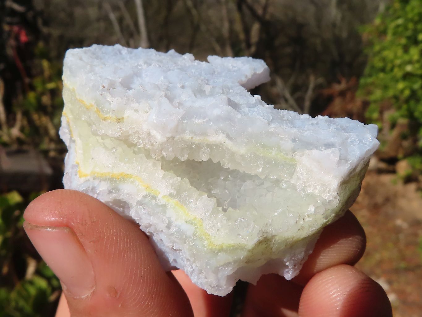 Natural Etched Blue Chalcedony Specimens x 35 From Nsanje, Malawi - Toprock Gemstones and Minerals 