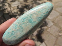 Polished Blue Kobi Amazonite Free Forms  x 12 From Zimbabwe - TopRock