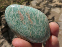 Polished Blue Kobi Amazonite Free Forms  x 12 From Zimbabwe - TopRock