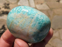 Polished Blue Kobi Amazonite Free Forms  x 12 From Zimbabwe - TopRock