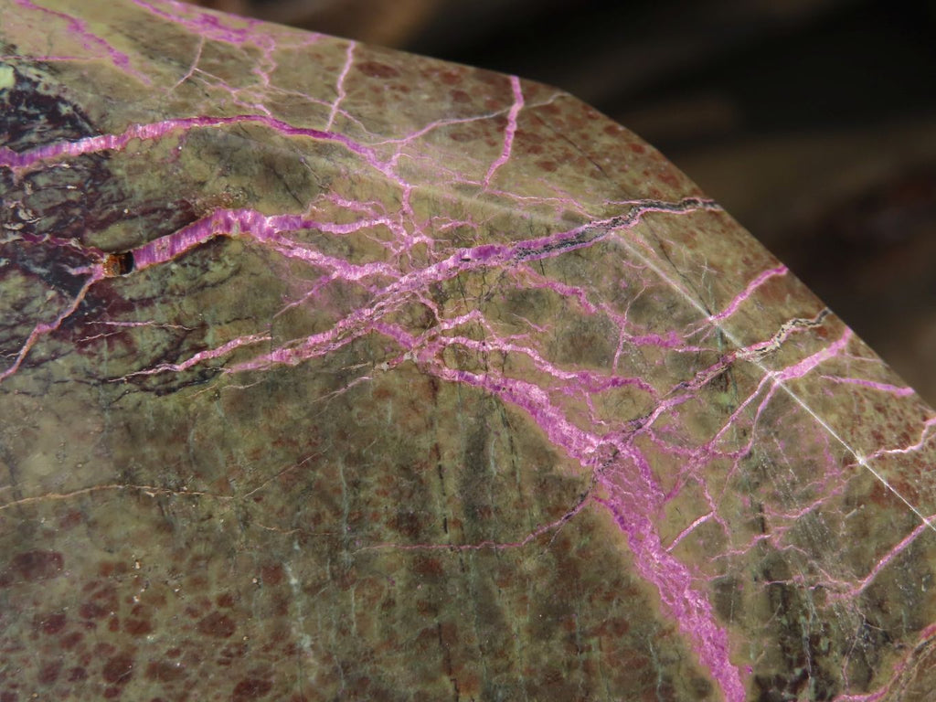 Polished Stichtite & Serpentine Points x 2 From Barberton, South Africa - Toprock Gemstones and Minerals 