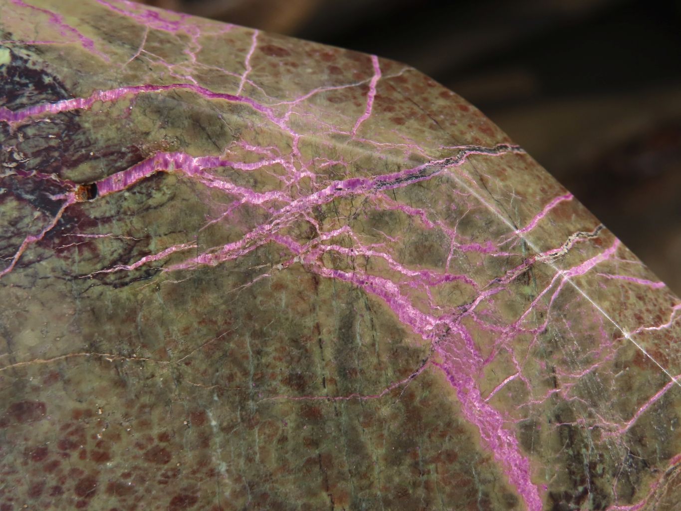 Polished Stichtite & Serpentine Points x 2 From Barberton, South Africa - Toprock Gemstones and Minerals 