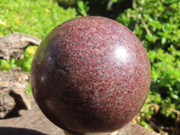 Polished XX Rare Specular Red Pyrope Garnet Spheres x 2 From Madagascar - TopRock