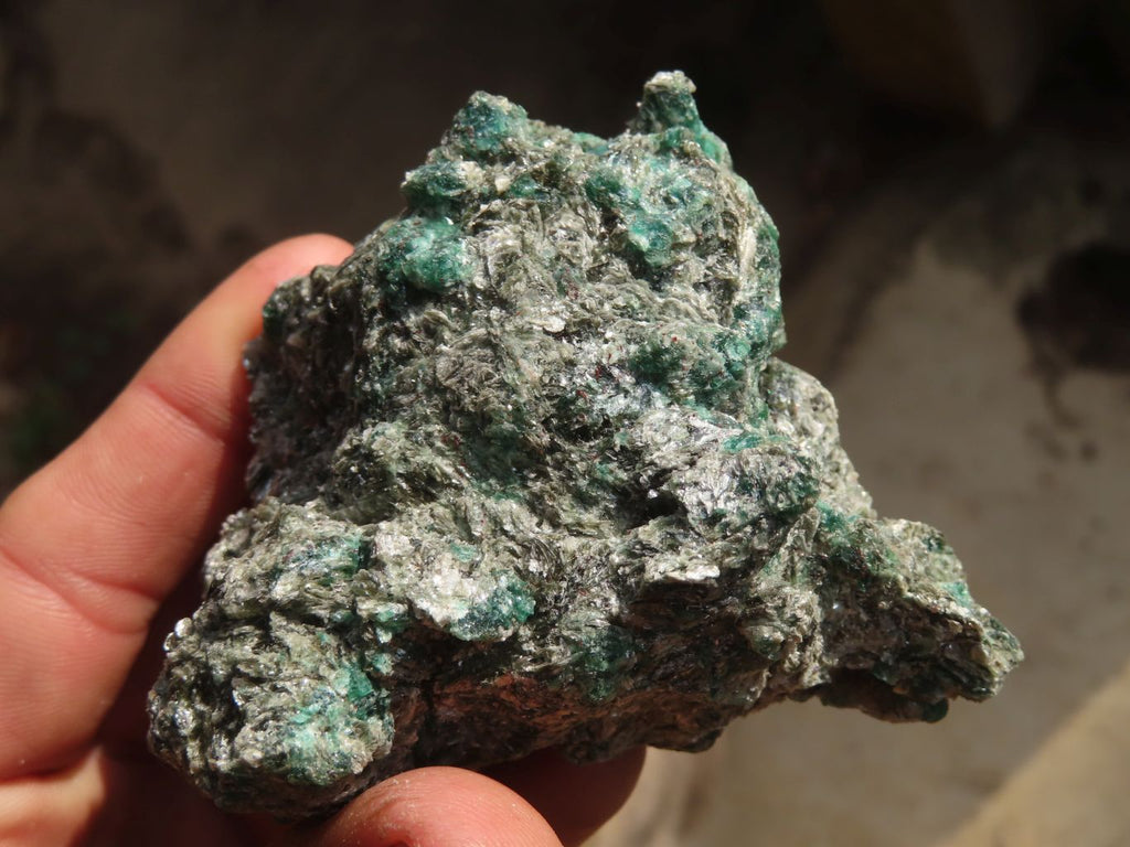 Natural Rare Emerald Mica In Matrix Cobbed Specimens x 6 From Mutoko, Zimbabwe - Toprock Gemstones and Minerals 