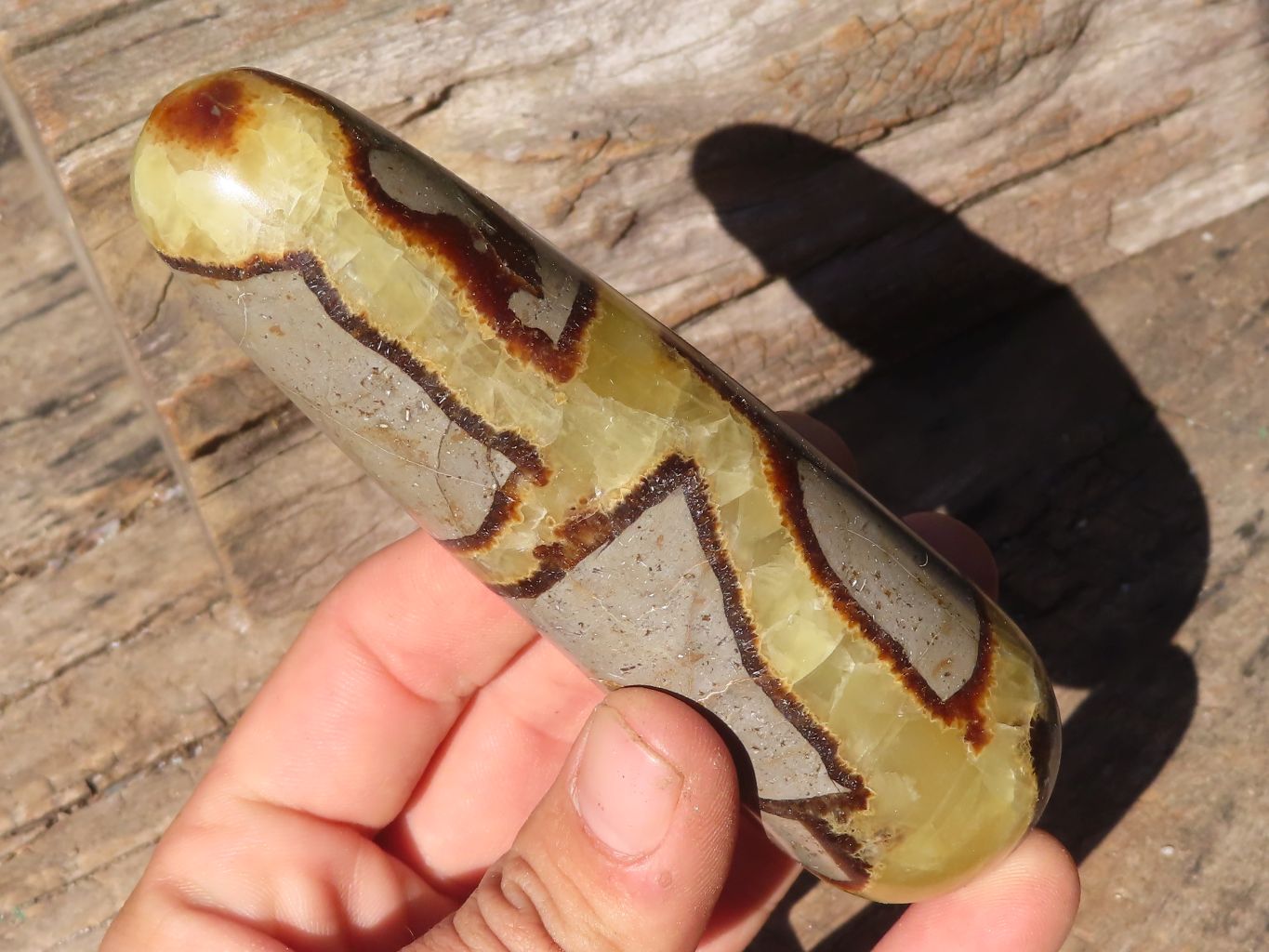 Polished Septerye (Calcite & Aragonite) Massage Wands x 12 From Madagascar - Toprock Gemstones and Minerals 