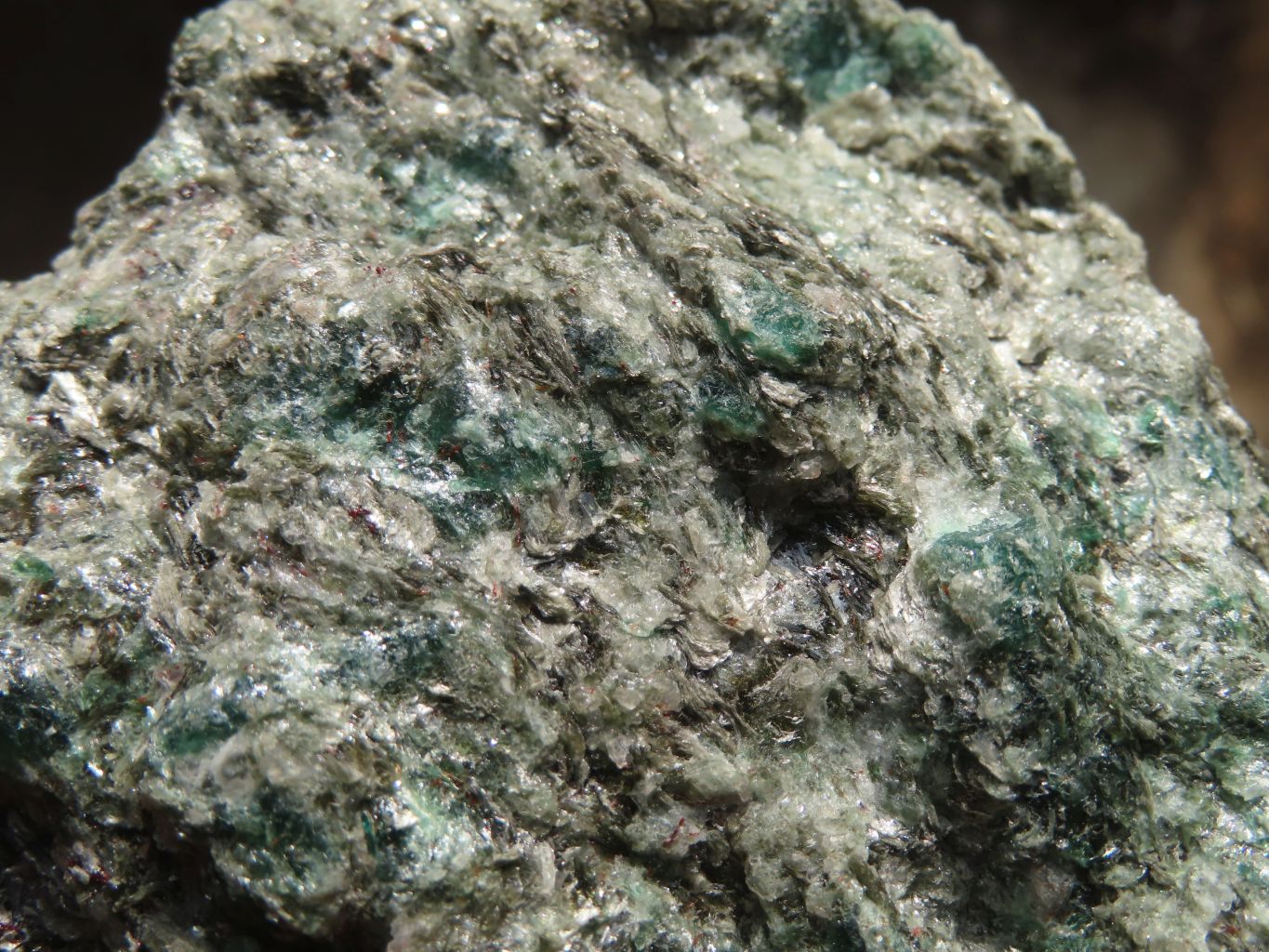 Natural Rare Emerald Mica In Matrix Cobbed Specimens x 6 From Mutoko, Zimbabwe - Toprock Gemstones and Minerals 